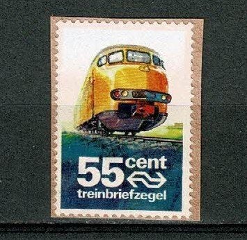 Treinbriefzegel : op papier, Verzenden