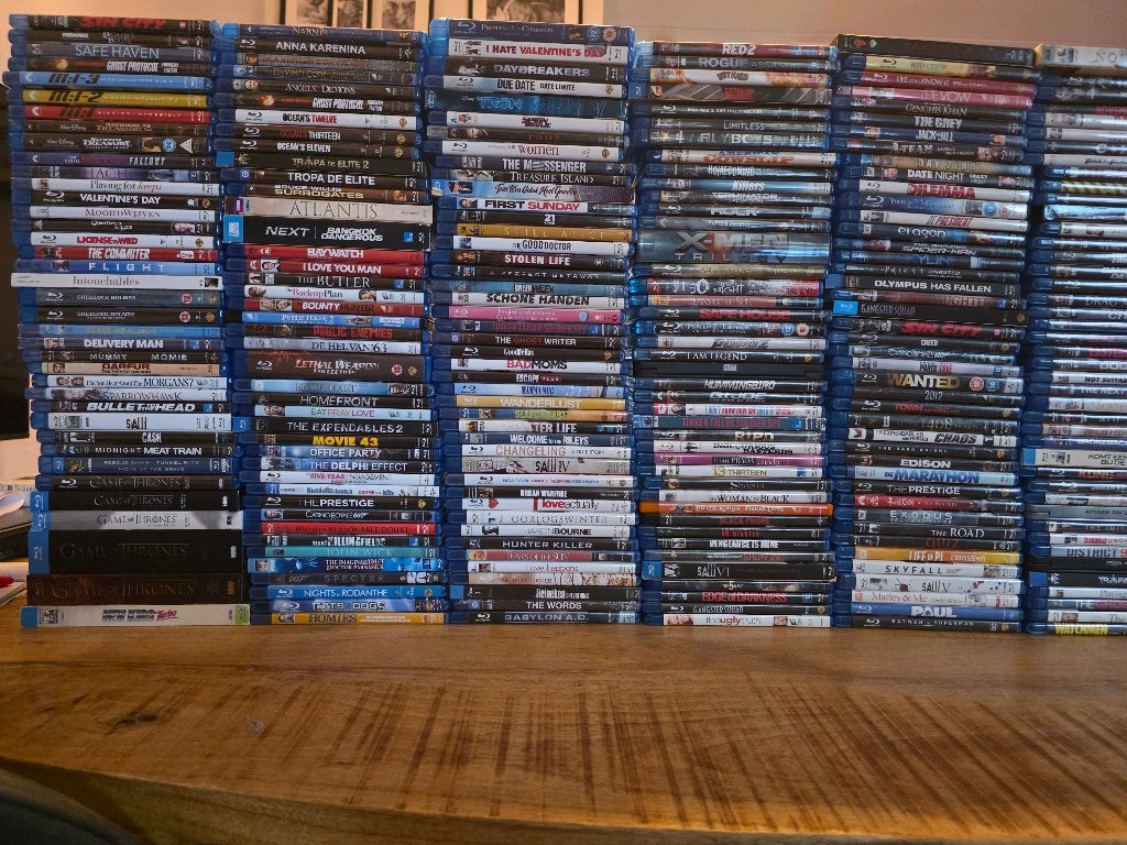 Colletie partij van 345 bluray titels, Cd's en Dvd's, Blu-ray, Ophalen of Verzenden, Zo goed als nieuw