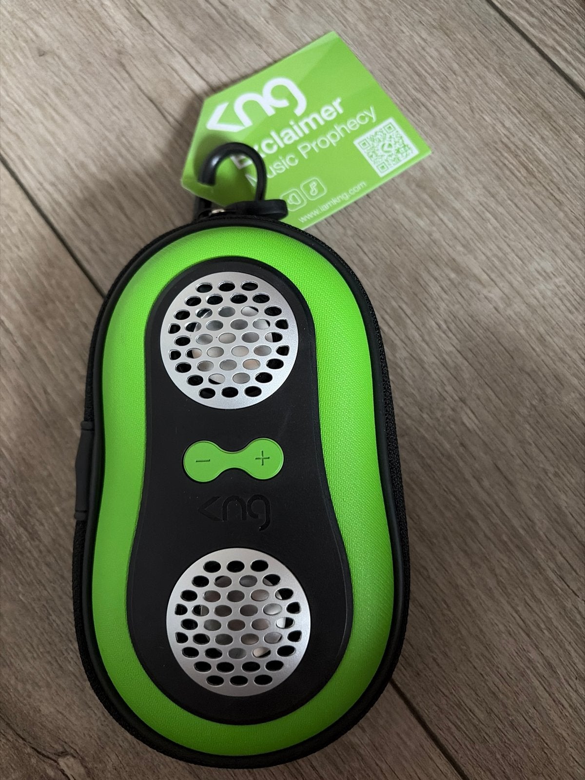 KNG Draagbare Speaker - Groen en Zwart