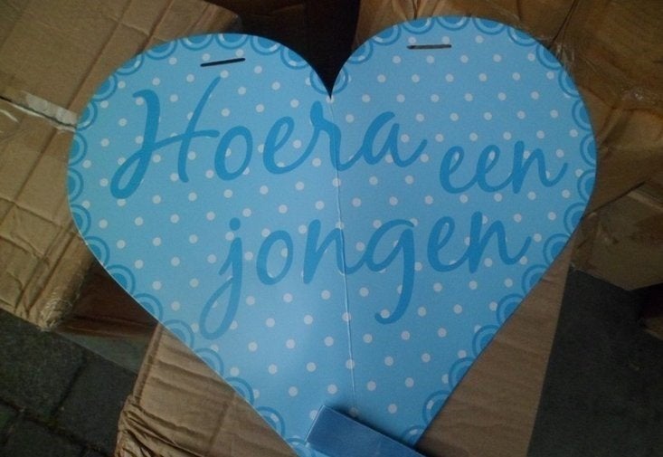 PARTIJ DEURSCHILD + LINT HOERA EEN JONGEN, ., Nieuw, Ophalen of Verzenden, .