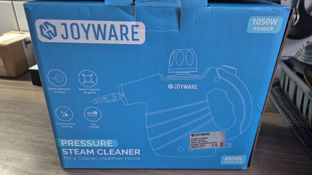 Joyware Stoomreiniger - Slechts 1 keer gebruikt!, Ophalen of Verzenden