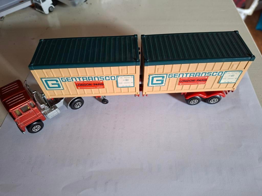 Matchbox Super Kings Scammel truck K-17 met oplegger, Hobby en Vrije tijd, Modelauto's | 1:43, Ophalen of Verzenden, Bus of Vrachtwagen