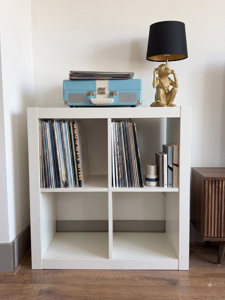 IKEA Kallax Vakkenkast 2x2 (Wit) – 77x77 cm, Ophalen, 50 tot 100 cm, Zo goed als nieuw, Minder dan 100 cm