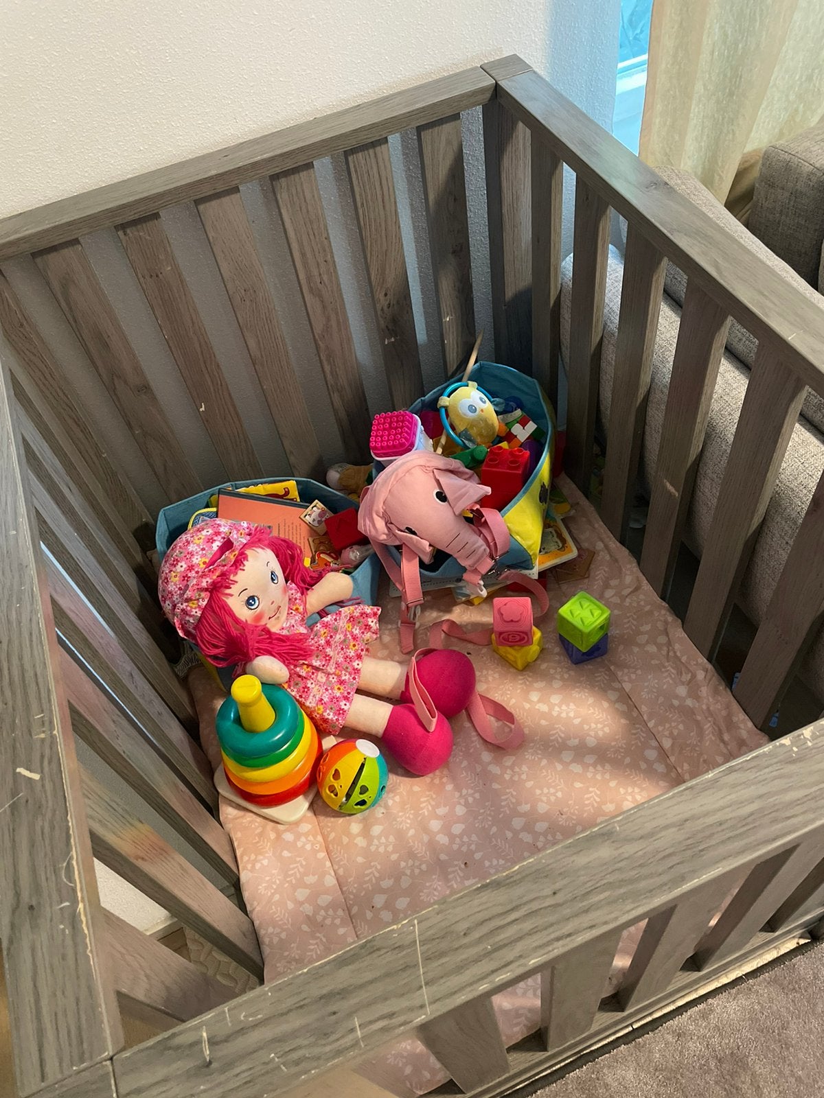 ‏Complete Speelhoek! Houten Grondbox+Grote Partij Speelgoed, Kinderen en Baby's, Ophalen, Gebruikt