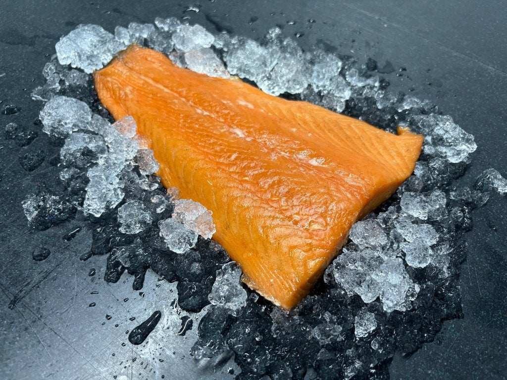 Vers gerookte zalm uit de rokerij – aan huis bezorgd, Ophalen