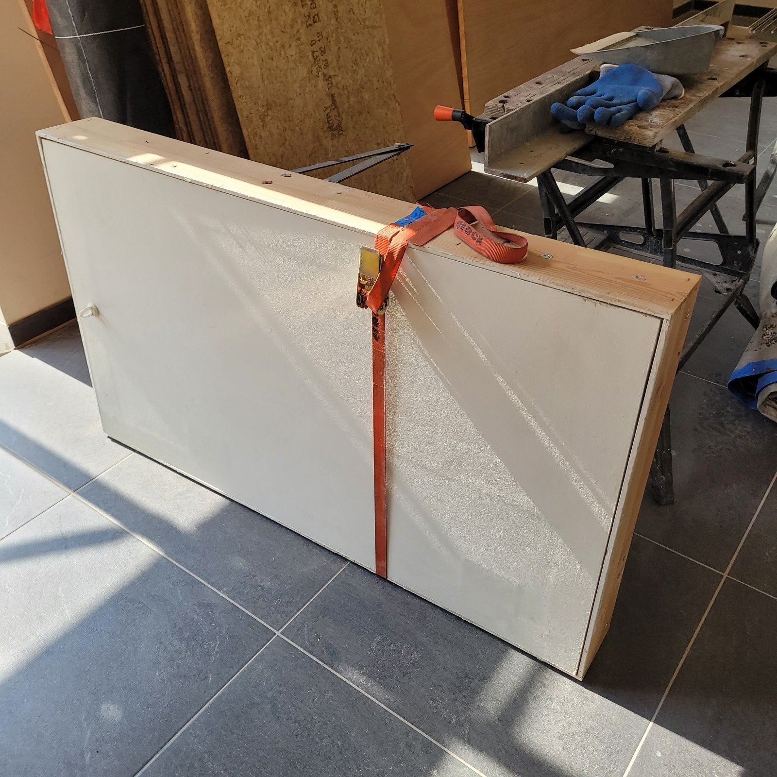 Gebruikte vlizotrap 75euro vuren 120x70cm inbouw, Doe-het-zelf en Verbouw, Ophalen, Gebruikt, Hout