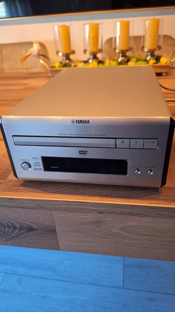Yamaha DVD-E810 DVD-speler (GOED) en RX-E810 stereo (DEFECT), Ophalen of Verzenden, Gebruikt, Dvd-speler
