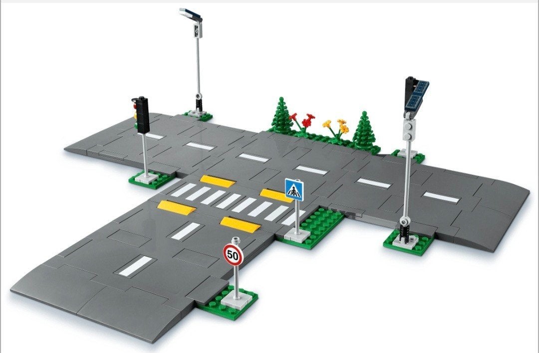 LEGO City Wegplaten (60304) – Complete basisset voor jouw LE, City, Lego, Ophalen of Verzenden, Zo goed als nieuw