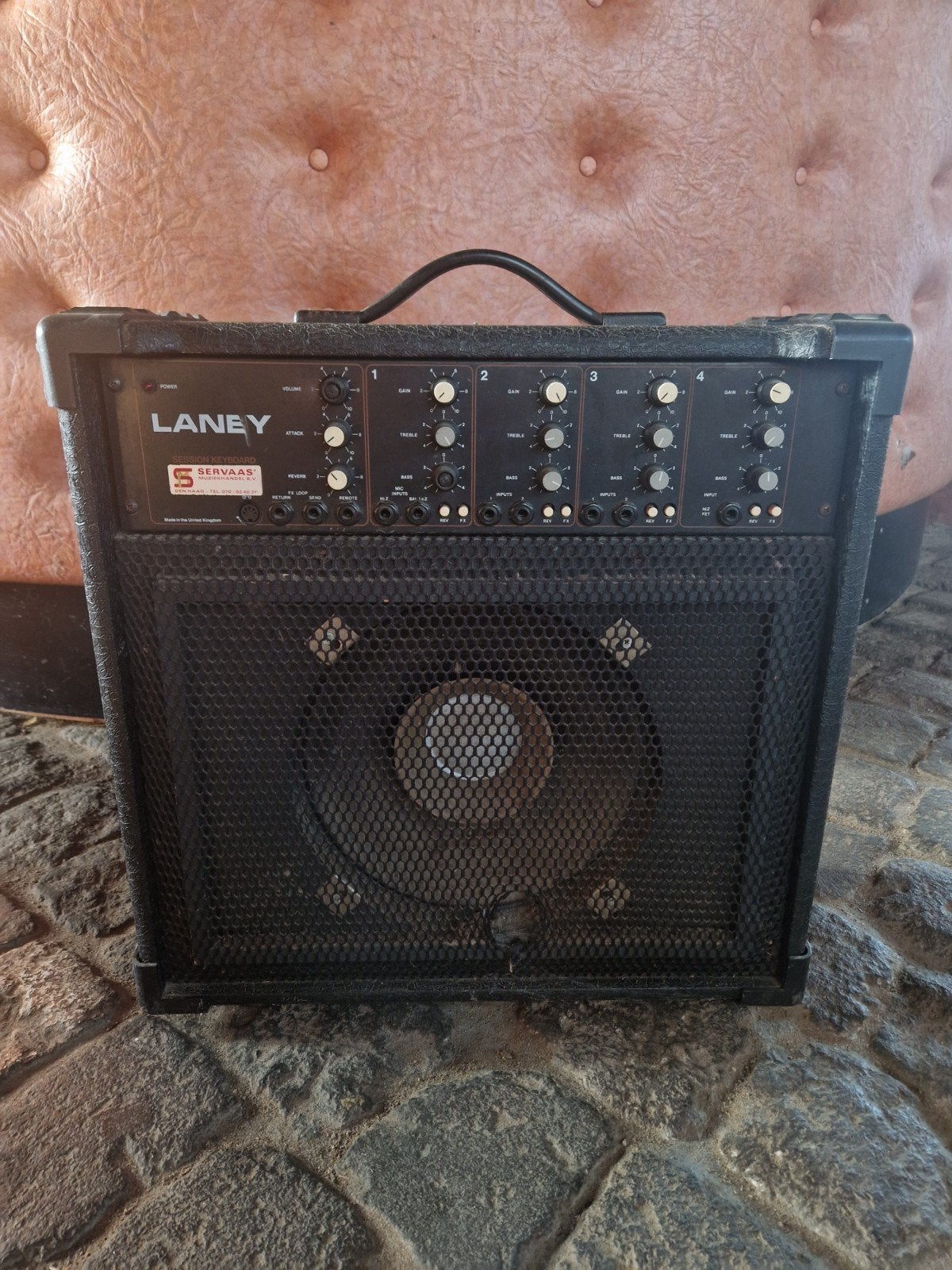 Vintage Laney gitaarversterker, Ophalen of Verzenden, Gebruikt, Minder dan 60 watt, Overige merken