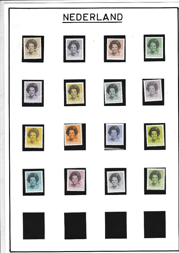 24 - Beatrix postfris € 20,00, Postzegels en Munten, Ophalen of Verzenden, Postfris