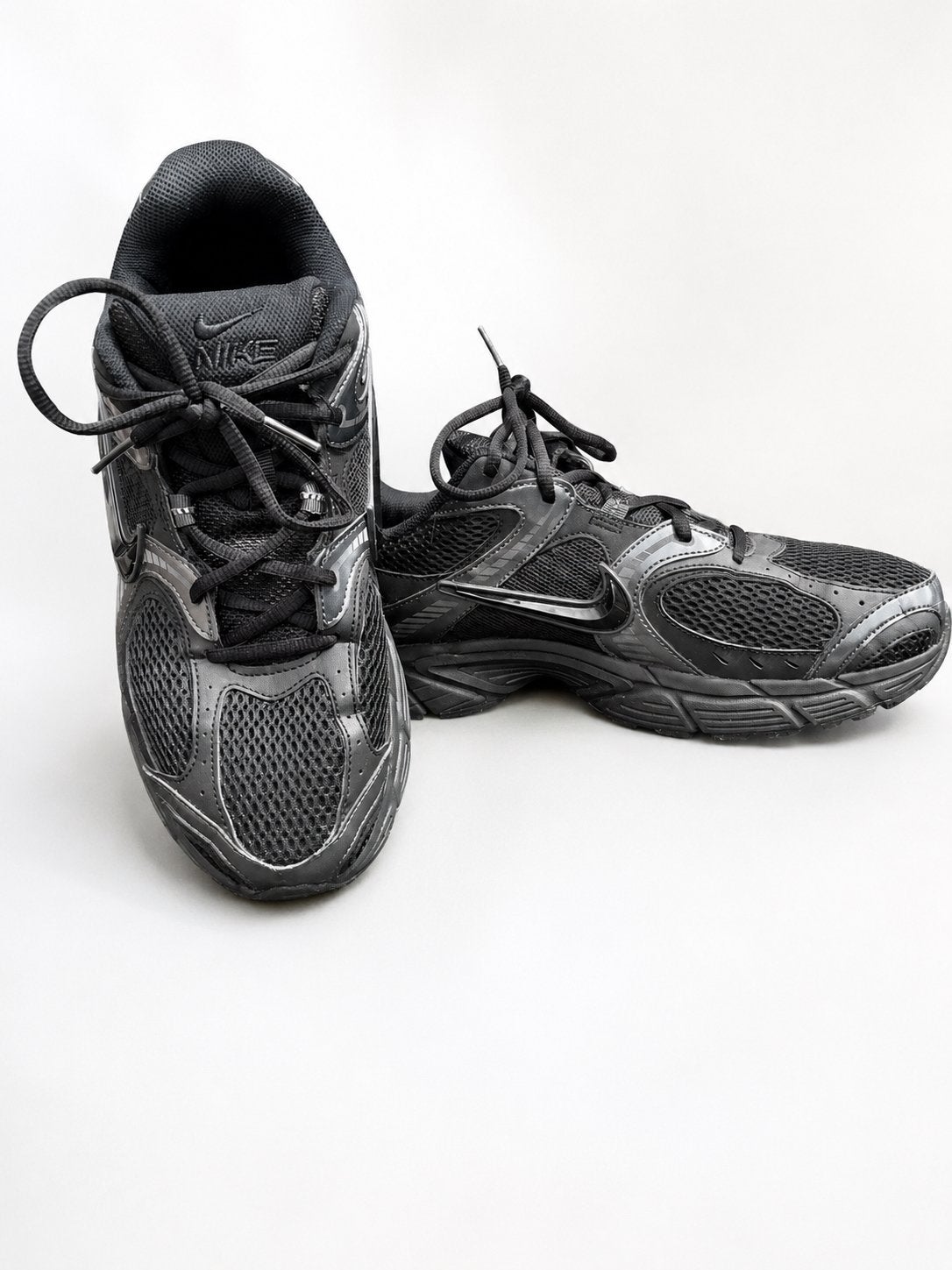 Nike V5 RNR Hardloopschoenen Maat 46 Zwart, Sport en Fitness, Loopsport en Atletiek, Ophalen, Gebruikt, Hardlopen, Hardloopschoenen