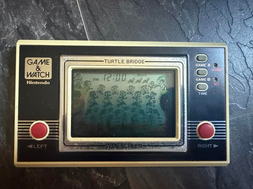 Game & Watch Nintendo Turtle Bridge TL-28, Spelcomputers en Games, Spelcomputers | Nintendo Game Boy, Gebruikt, Overige modellen