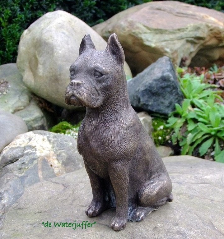 103* Bronzen Deense Dog (Boven €75 geen verzendkosten), Ophalen of Verzenden, Nieuw, Overige materialen, Dierenbeeld