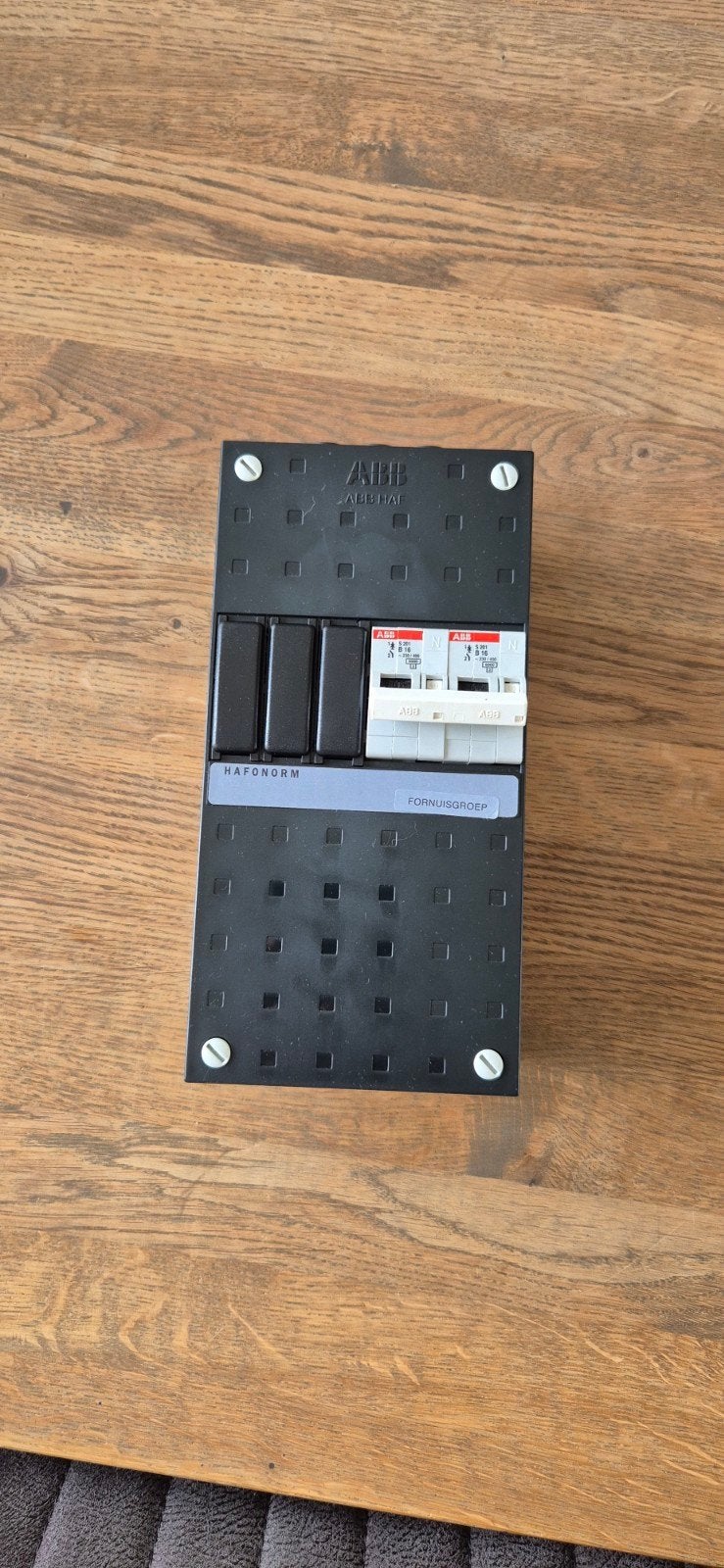 ABB HAF kookgroep, 6x automaat B16 en 2p hoofdschakelaar, Ophalen of Verzenden, Gebruikt, ABB, Installatieautomaat