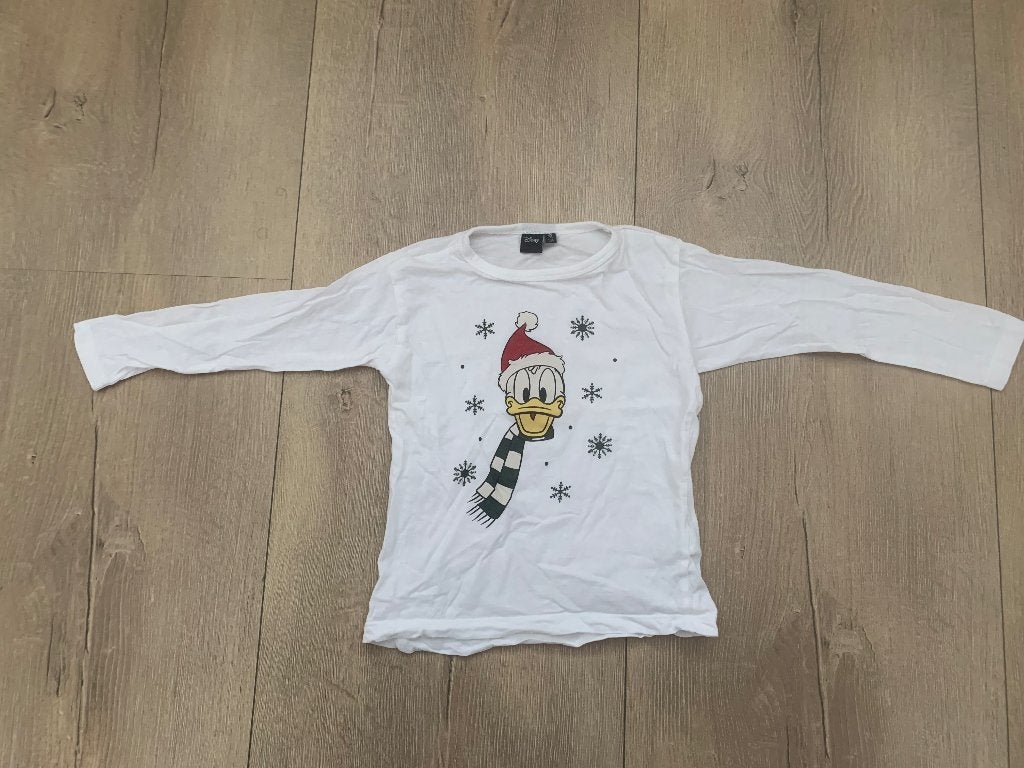 Donald Duck kerstshirt draagmaat 86/92, Kinderen en Baby's, Zeeman, Ophalen of Verzenden, Zo goed als nieuw, Jongetje