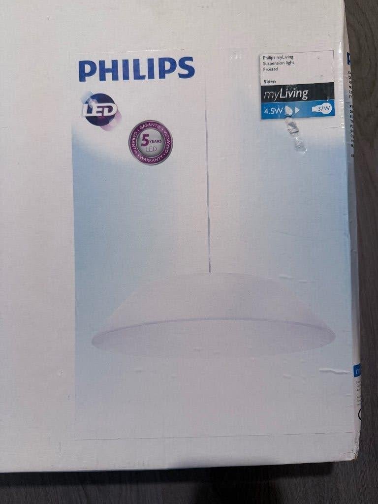 Philips myLiving Skien hanglamp 33,5 cm LED | 2 stuks nieuw, Klassiek, minimalistisch, Nieuw, Overige fittingen, Ophalen of Verzenden