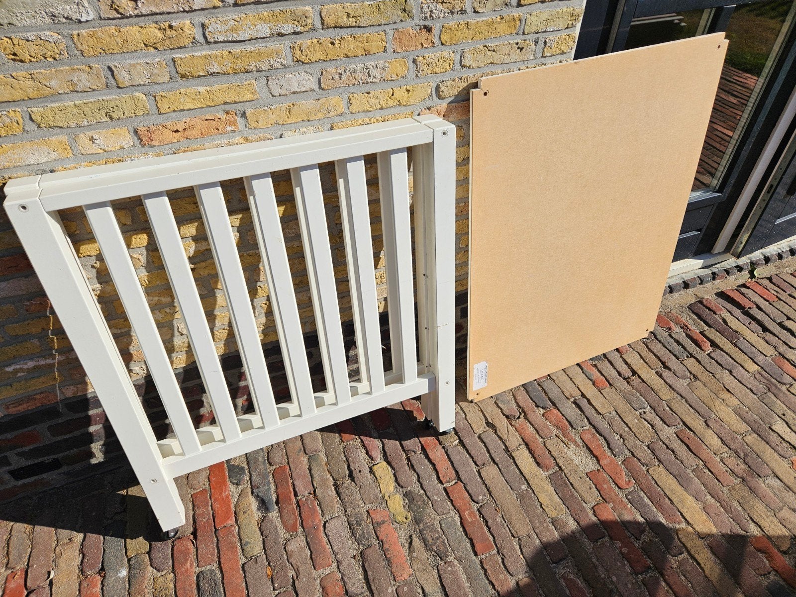 Kinderbox (merk TWF) met matras en boxkleed/zeiltje Jollein, Ophalen, Gebruikt, Rechthoekig, Boxkleed