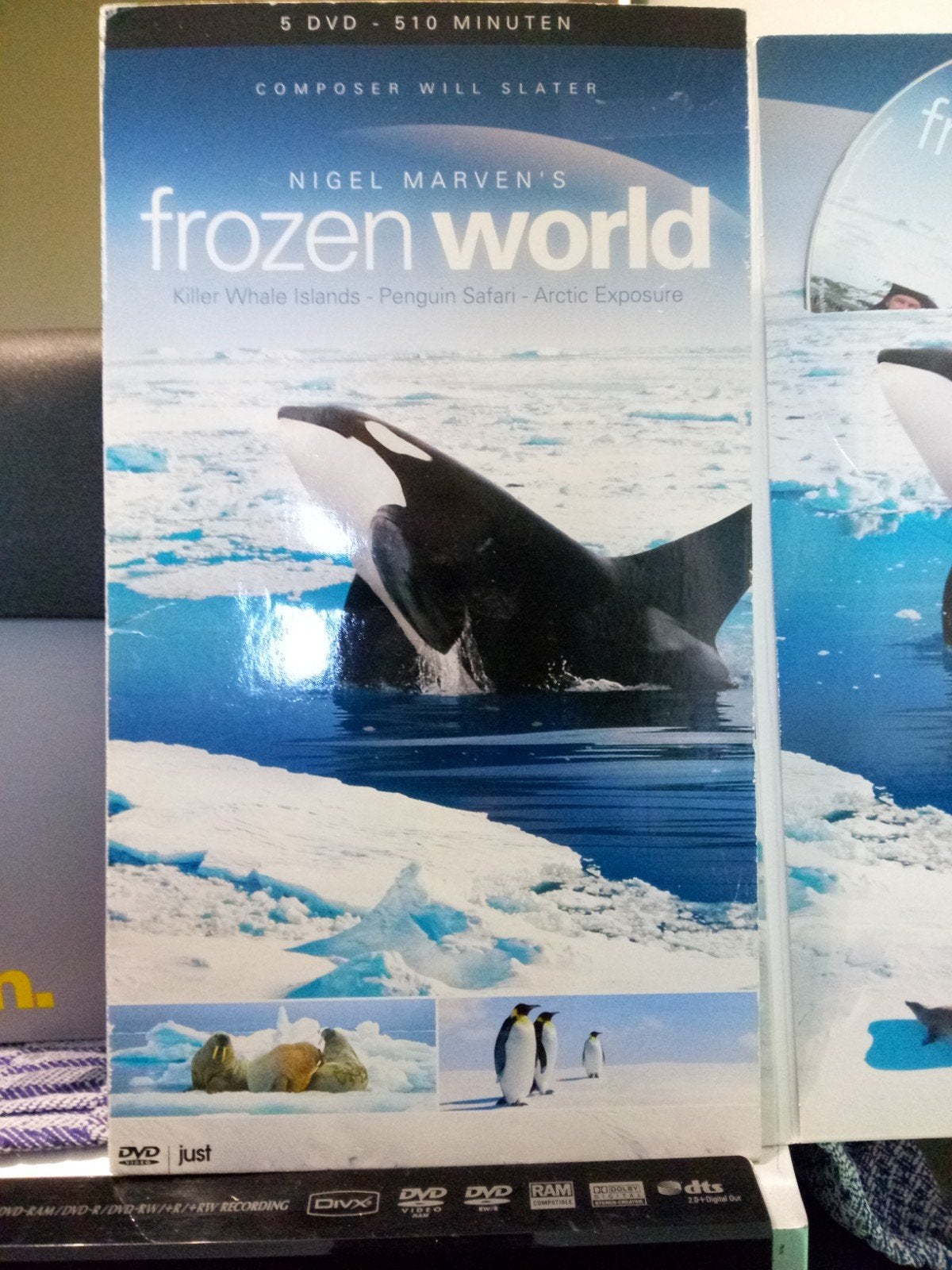 Nigel Marven's Frozen World & Secret Life Birds DVD Boxset, Alle leeftijden, Ophalen of Verzenden, Gebruikt, Engels