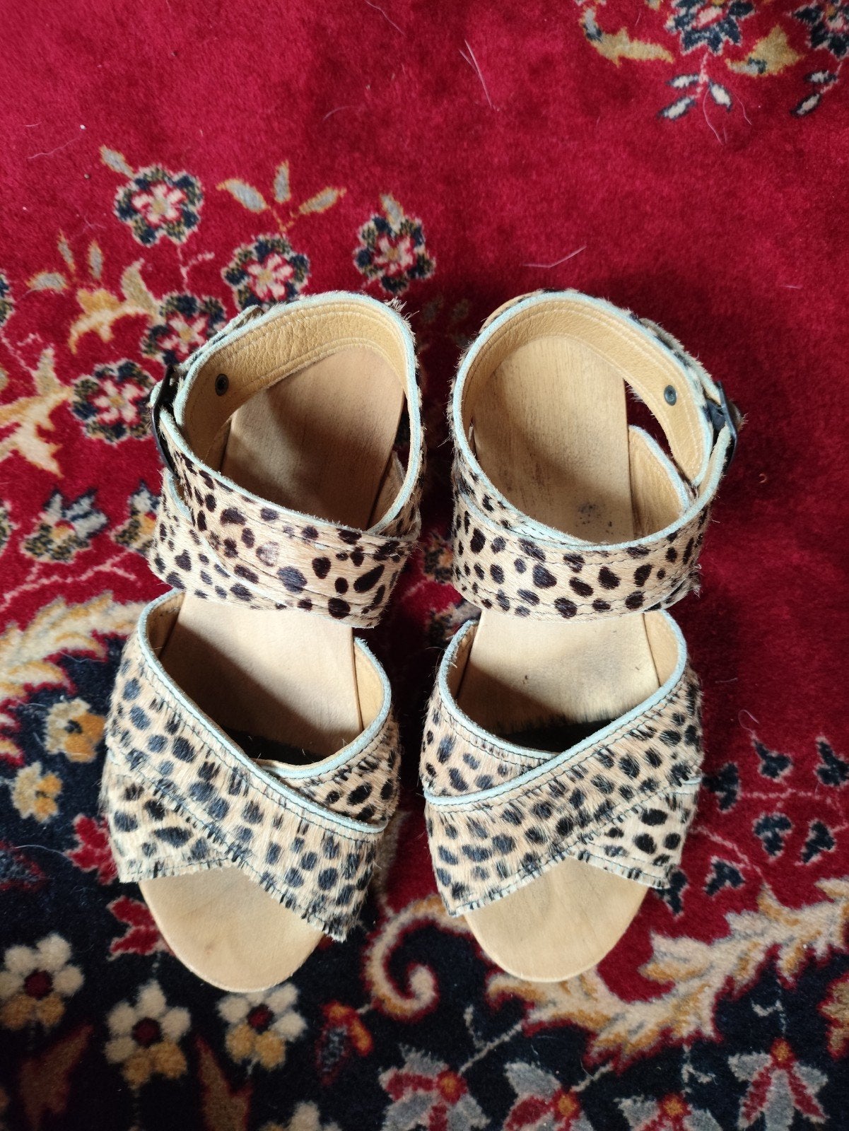 Clumpy's Tess sandalen met luipaardprint, maat 38, Kleding | Dames, Clumpy's, Ophalen of Verzenden