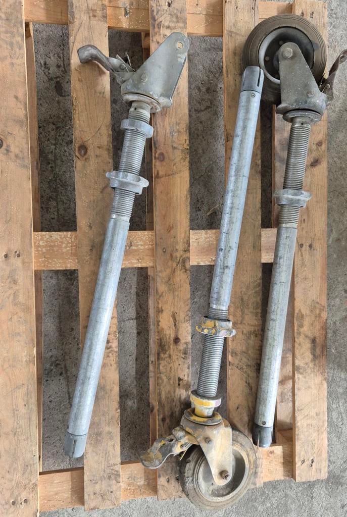 3 st steiger wielen., Doe-het-zelf en Verbouw, Steigers, Ophalen of Verzenden, Rolsteiger of Kamersteiger, Minder dan 2 meter