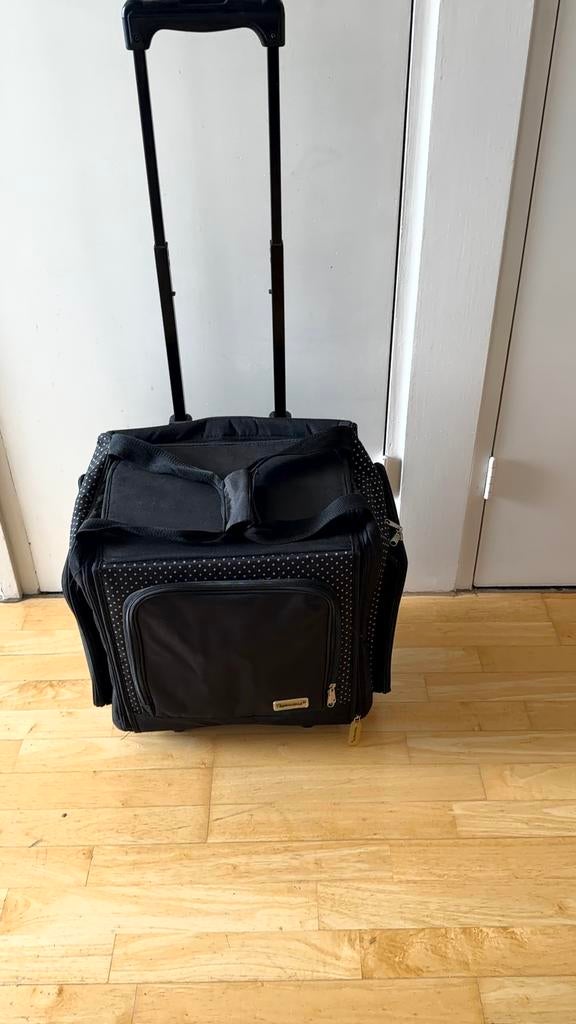 Papermania trolley zwart, lees de beschrijving goed, Ophalen, 40 tot 60 cm, Gebruikt, Zwart