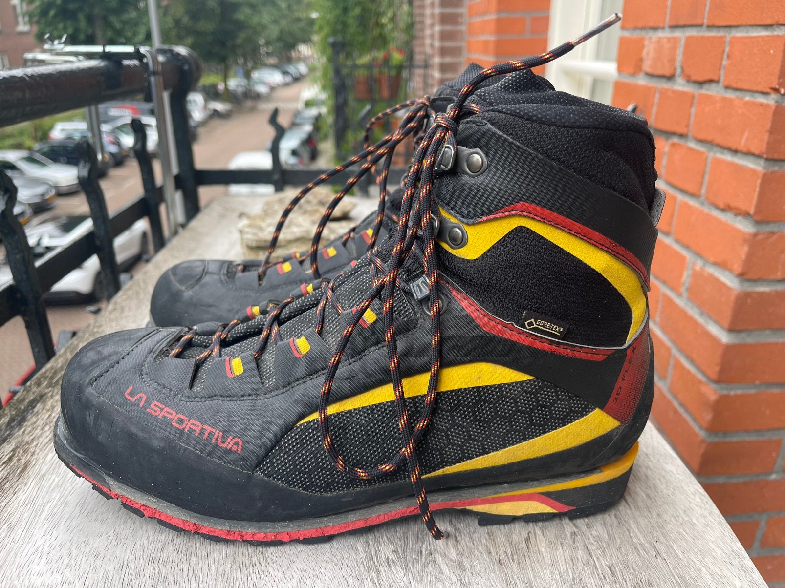La Sportiva Trango Tower Extreme GTX 43-goede staat, Kleding | Heren, Schoenen, Ophalen, Zwart, Zo goed als nieuw, Wandelschoenen of Bergschoenen