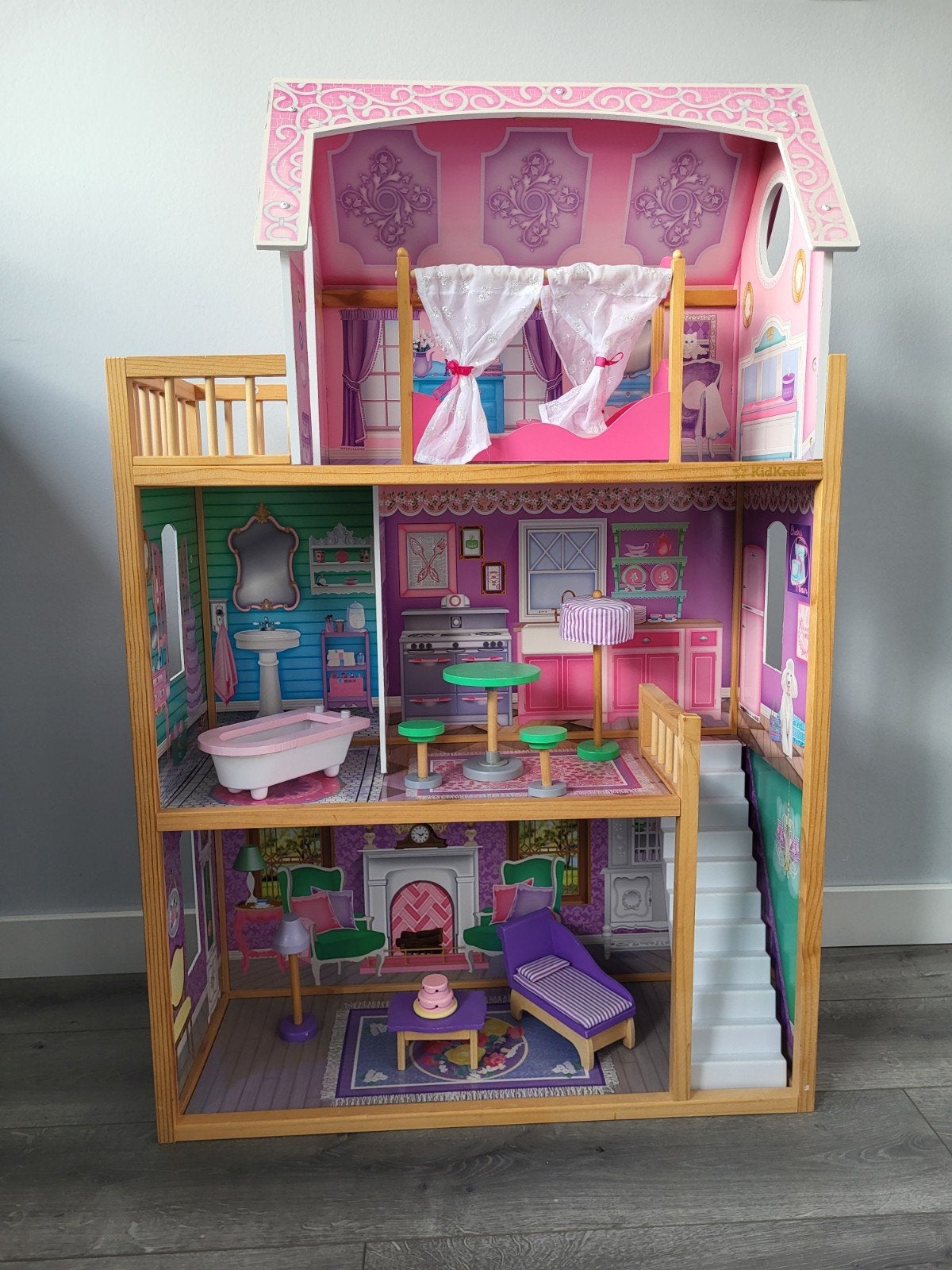 Kidkraft Poppenhuis/barbiehuis, Kinderen en Baby's, Ophalen, Zo goed als nieuw, Poppenhuis