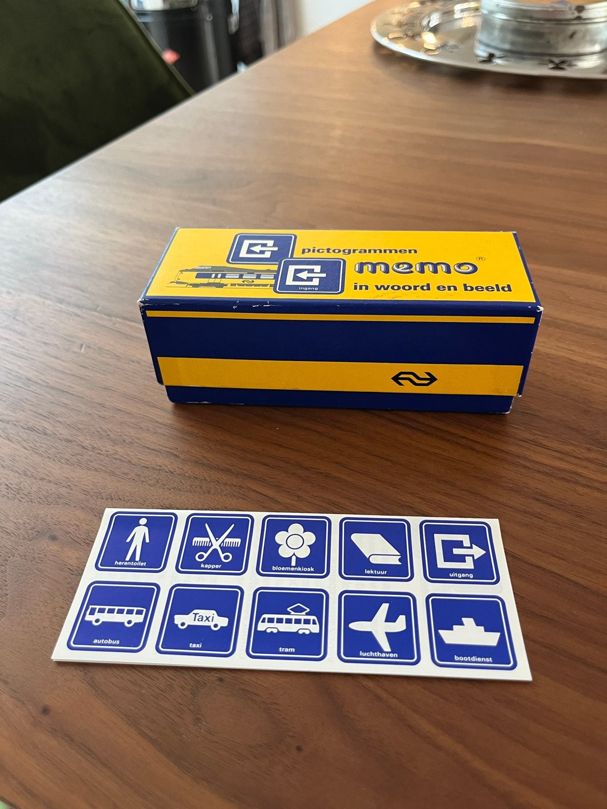 Memospel Nederlandse Spoorwegen - Pictogrammen, Een of twee spelers, Ophalen of Verzenden, Gebruikt