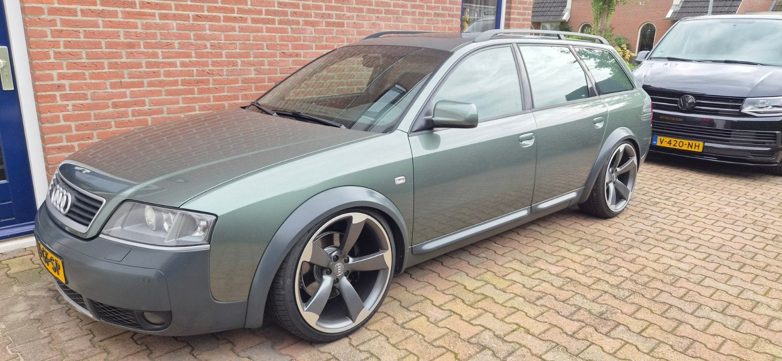 Audi Allroad 2.7 V6 biturbo 184KW AUT 2000 Groen, Auto's, Automaat, 1800 kg, Zwart, 2671 cc