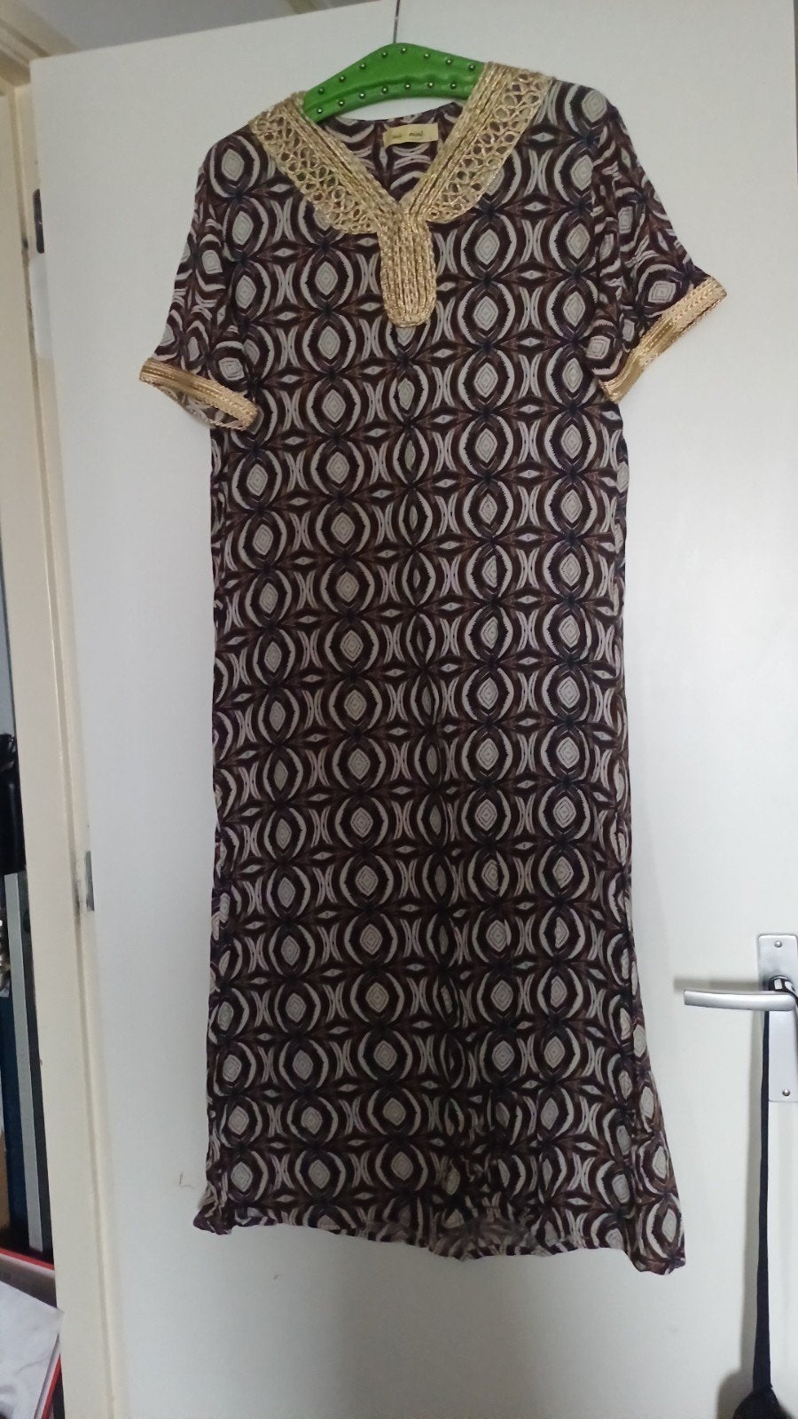 Prachtige jurk hippie / india zgan maat L, Ophalen of Verzenden, Zo goed als nieuw, Maat 38/40 (M), Boven de knie