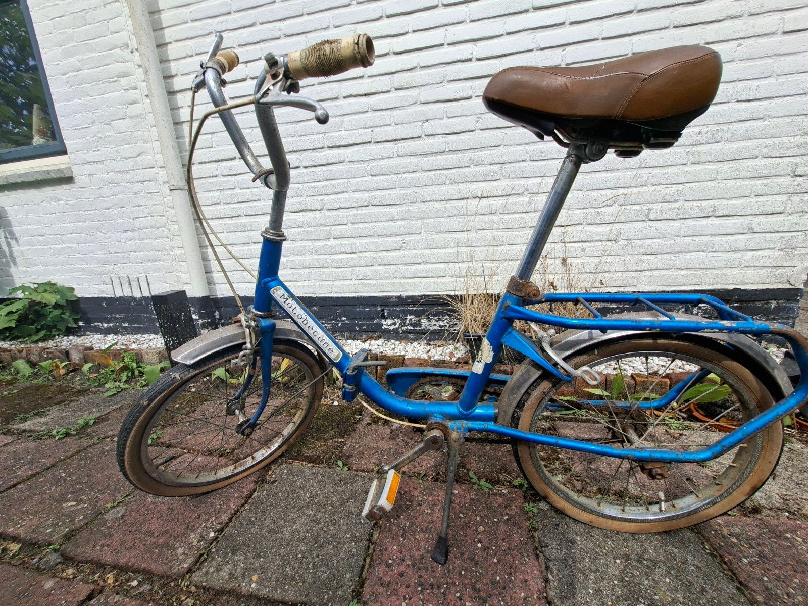 Vintage Motobécane vouwfiets - Opknapper, Gebruikt, Velgrem, 18 tot 20 inch, Deels opvouwbaar