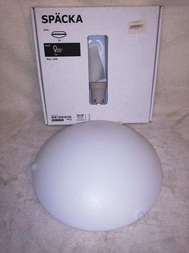 IKEA SPÄCKA Plafond/Plafondlamp - Nieuw in doos, Ophalen of Verzenden, Nieuw, Glas