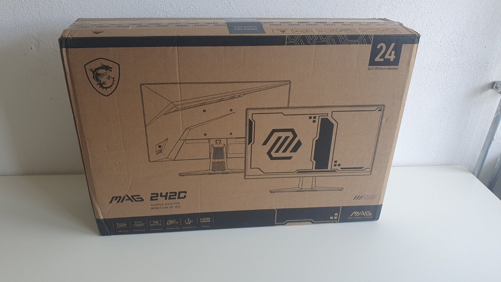 MSI MAG 242C, Gaming, Portugalsupport@msi.com, HD, MSI