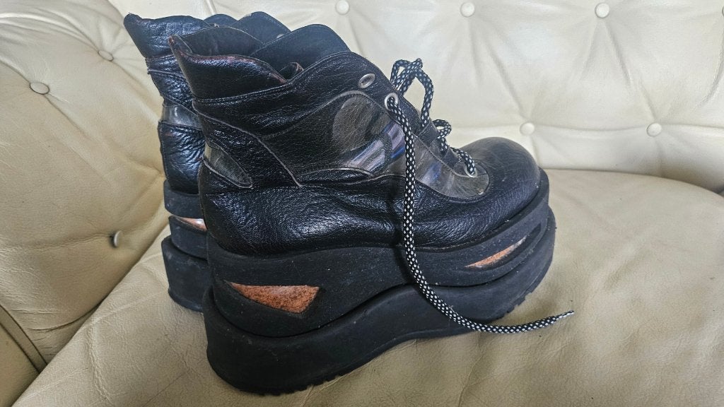 Luichiny  *  Platform Shoes  *  z.g.a.n., Luichiny, Zwart, Boots, Ophalen of Verzenden