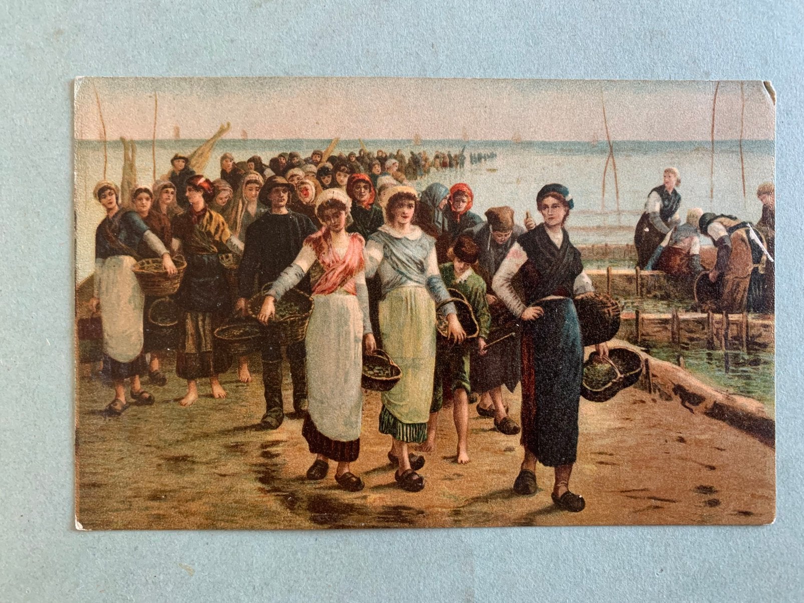 1907 Le retour de la pêche, Verzamelen, Ophalen of Verzenden, Voor 1920, Gelopen, Ambachten of Beroep