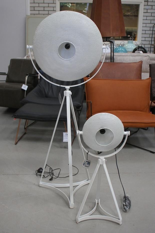 Hippe vloerlamp + tafellamp BLOWN BePureHome wit metaal, Ophalen, Zo goed als nieuw, Metaal, 150 tot 200 cm