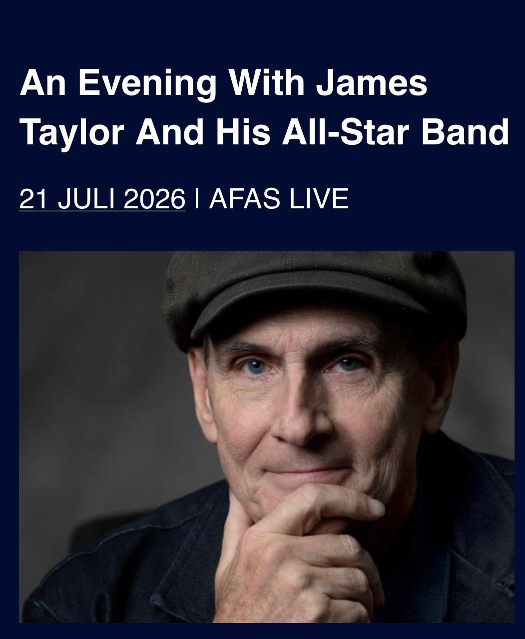 4 kaarten James Taylor - 21 Juli, Drie personen of meer