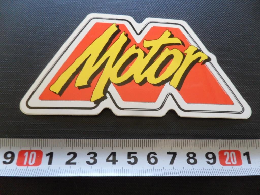 sticker MOTOR logo, Ophalen, Zo goed als nieuw
