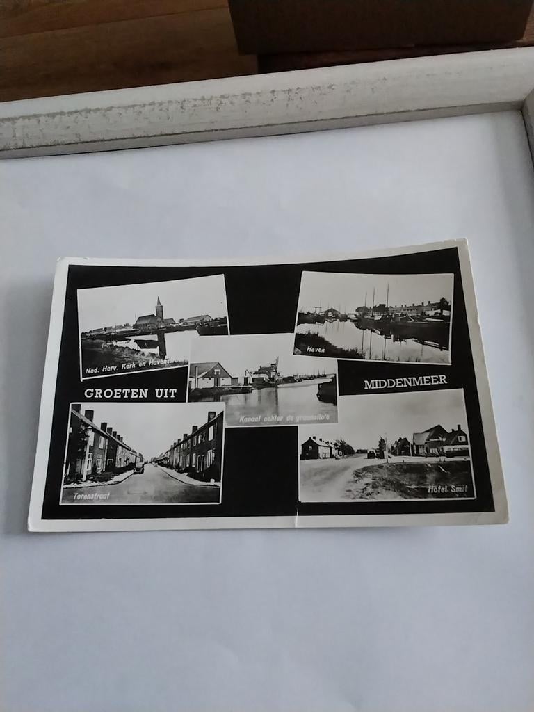 GROETEN UIT MIDDENMEER. 1966, Verzamelen, Ansichtkaarten | Nederland, Ophalen of Verzenden, 1960 tot 1980