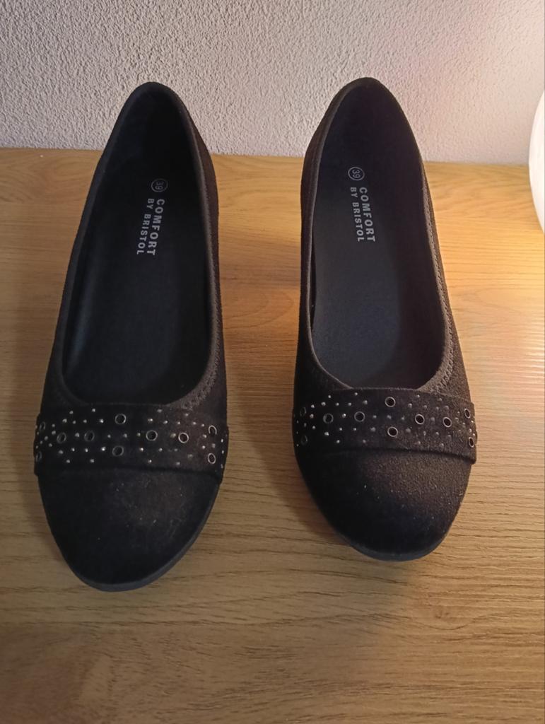 Leuke zwarte dames schoenen - Comfort by Bristol, Schoenen met lage hakken, Comfort by Bristol, Zwart, Ophalen of Verzenden
