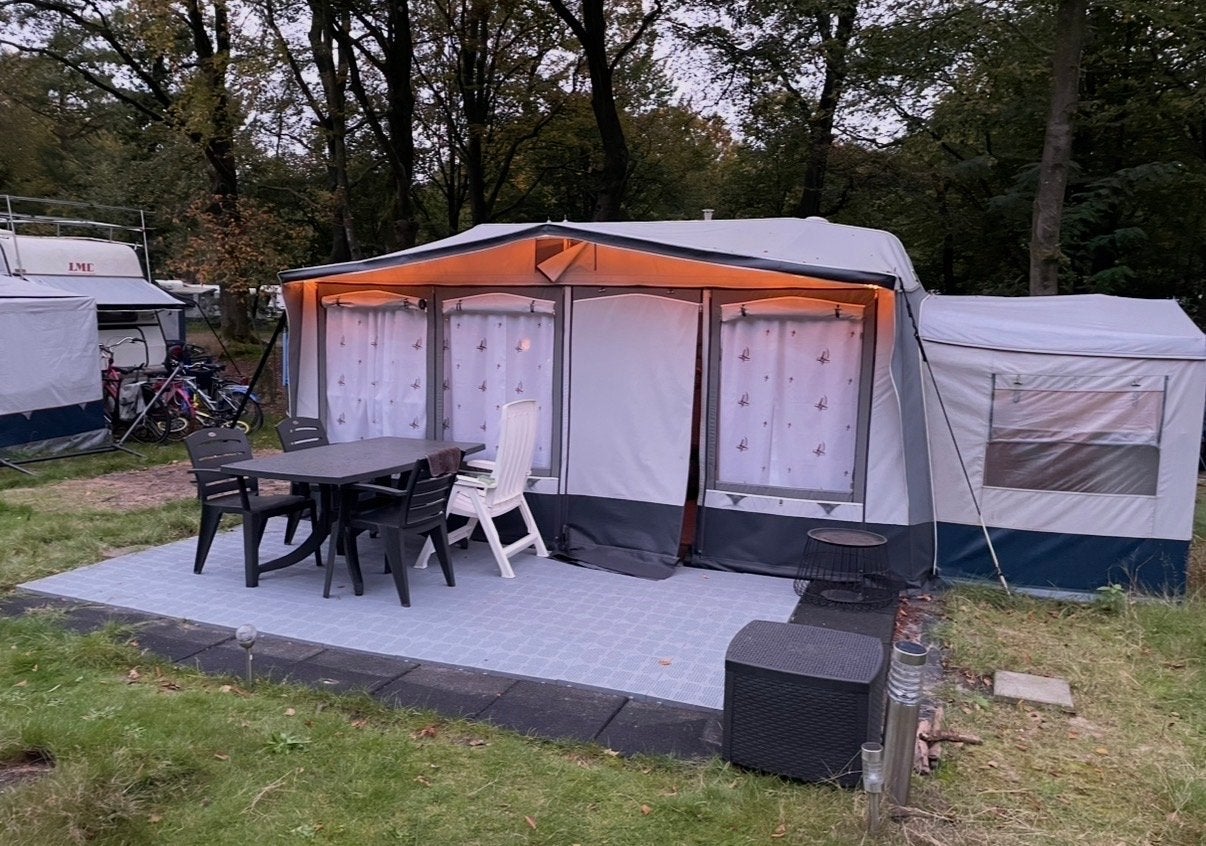 Brand All Season voortent Tarifa 240 Maat:9Nog mooi en goed., Ophalen, Zo goed als nieuw