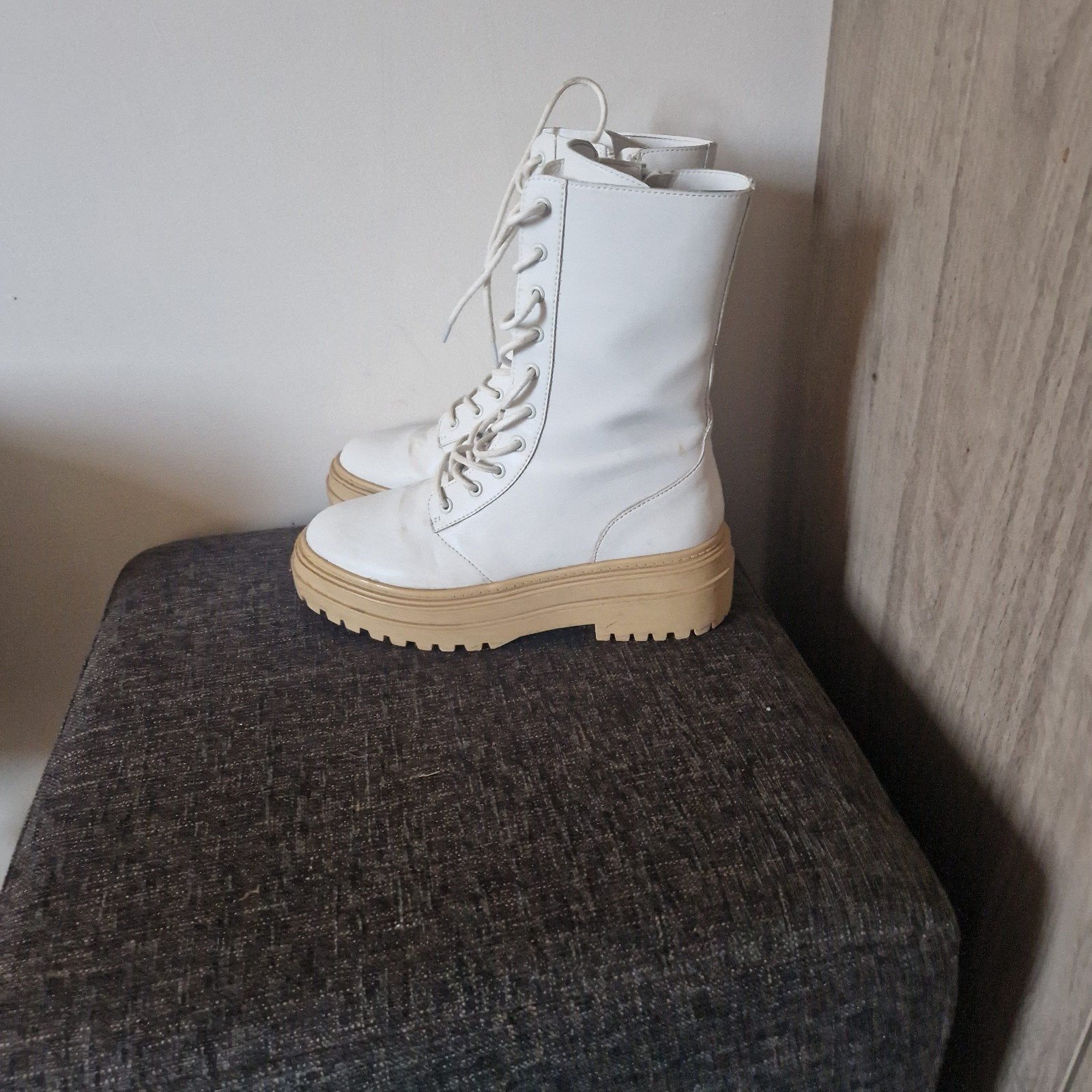 Nieuwe Nik&Nik by Nikkie  Boots Off-white 39 G Maat 39, Wit, Lage of Enkellaarzen, Nieuw, Ophalen of Verzenden