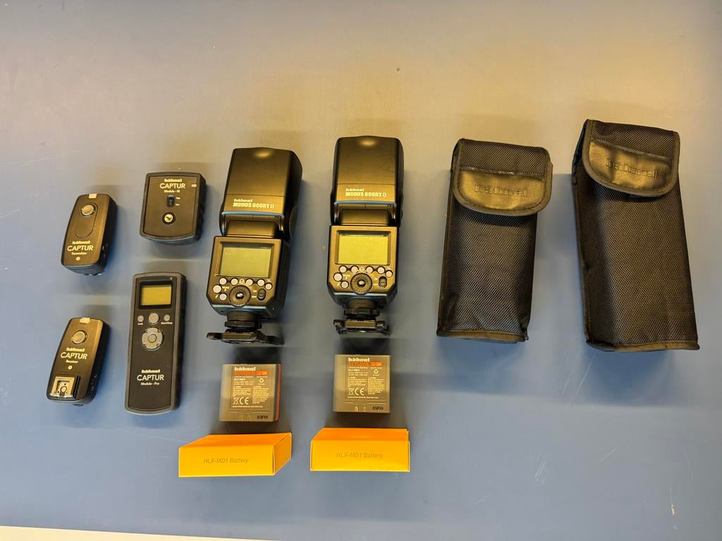 Hähnel Modus 600RT S flitser set, Ophalen of Verzenden, Gebruikt, Overige merken, Kantelbaar