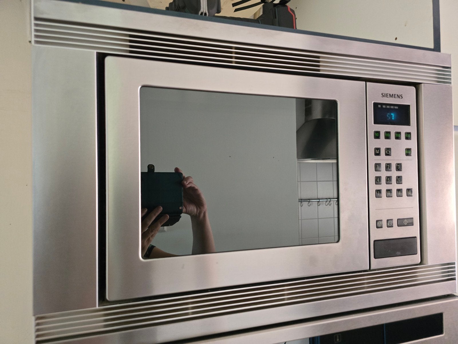 Inbouw magnetron, Ophalen, Gebruikt, Inbouw