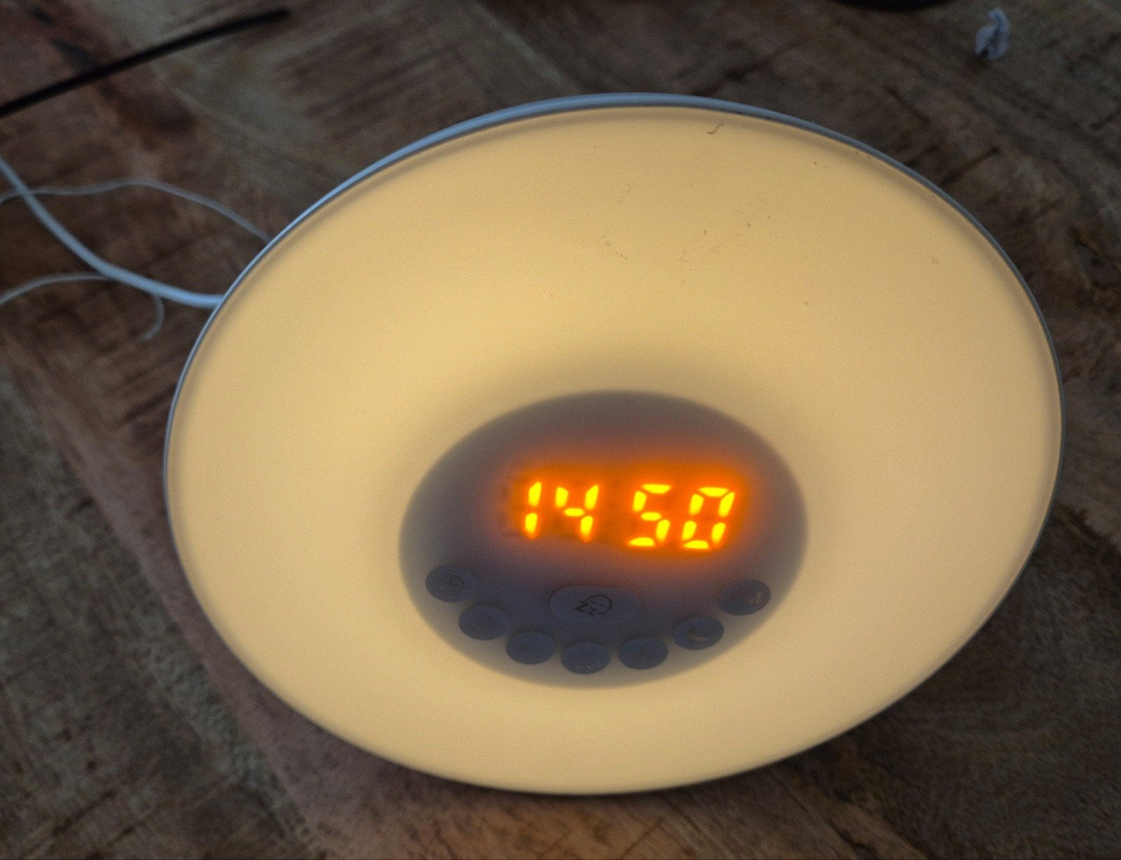 Nikkei NCW22 Wekker met Wake-up Light en FM Radio, Ophalen of Verzenden
