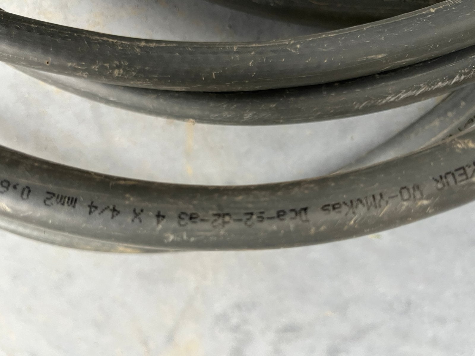 YMvK-as grondkabel 4x4 mm2 9 meter vb. Laadpaal kabel, Ophalen of Verzenden, Zo goed als nieuw, Overige merken
