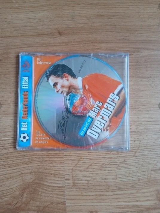 Voetbal cd Marc Overmars nederlands elftal, Ophalen of Verzenden, Nieuw, Overige binnenlandse clubs, Overige typen