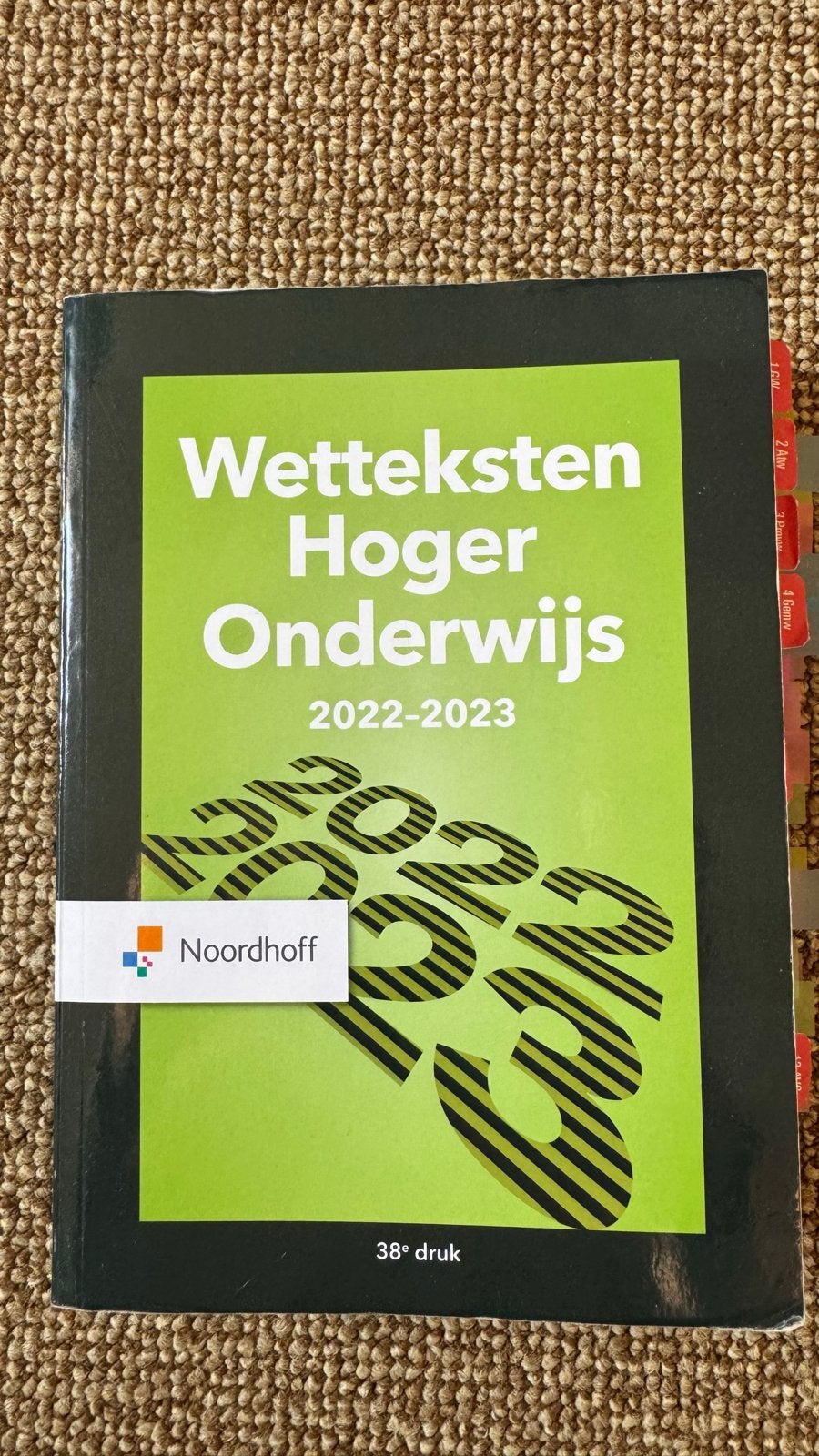 Wetteksten Hoger Onderwijs 2022-2023 - Noordhoff, Ophalen of Verzenden, Gamma, Zo goed als nieuw, HBO
