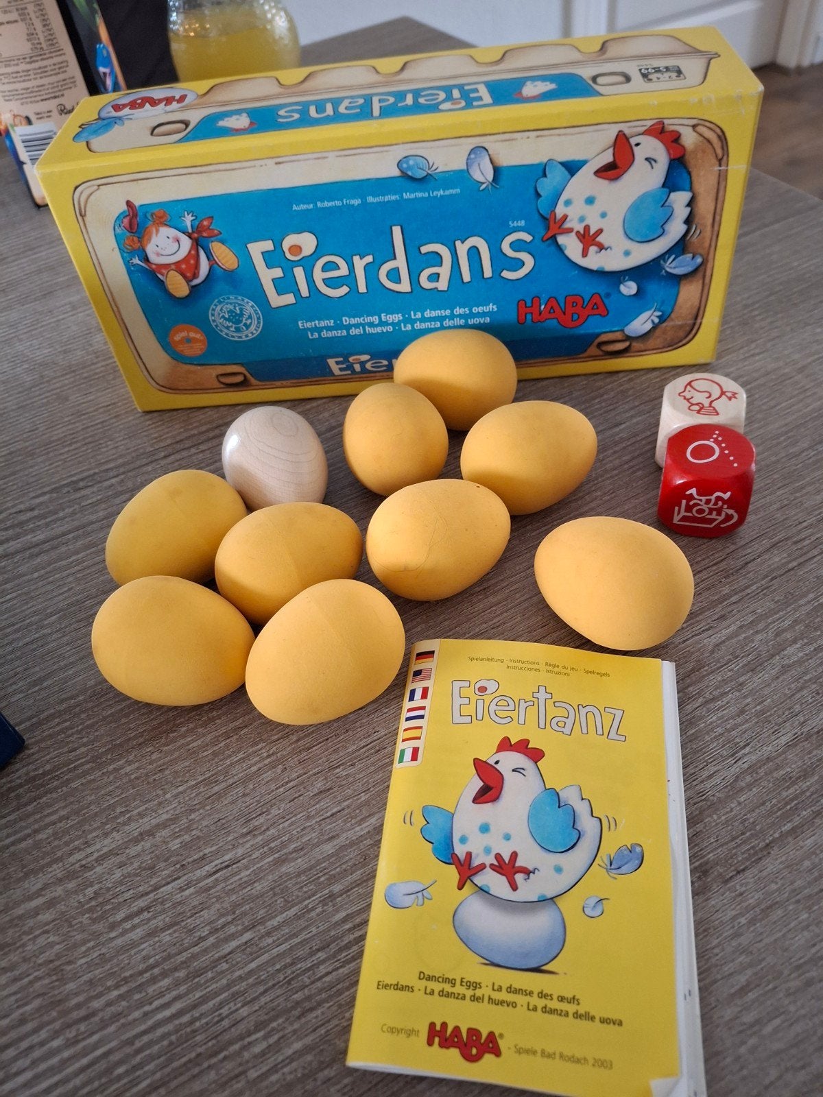 haba eierdans, Hobby en Vrije tijd, Gezelschapsspellen | Bordspellen, Ophalen of Verzenden