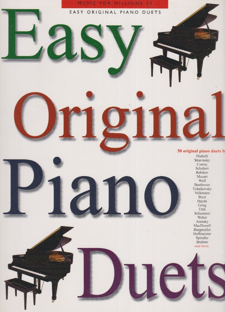 EASY ORIGINAL PIANO DUETS, Gebruikt, Ophalen of Verzenden, Artiest of Componist, Piano